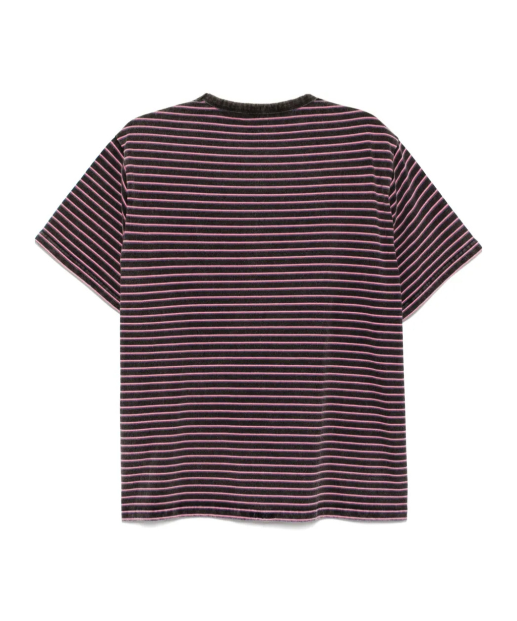 We11 Done Striped T-shirt In Purple