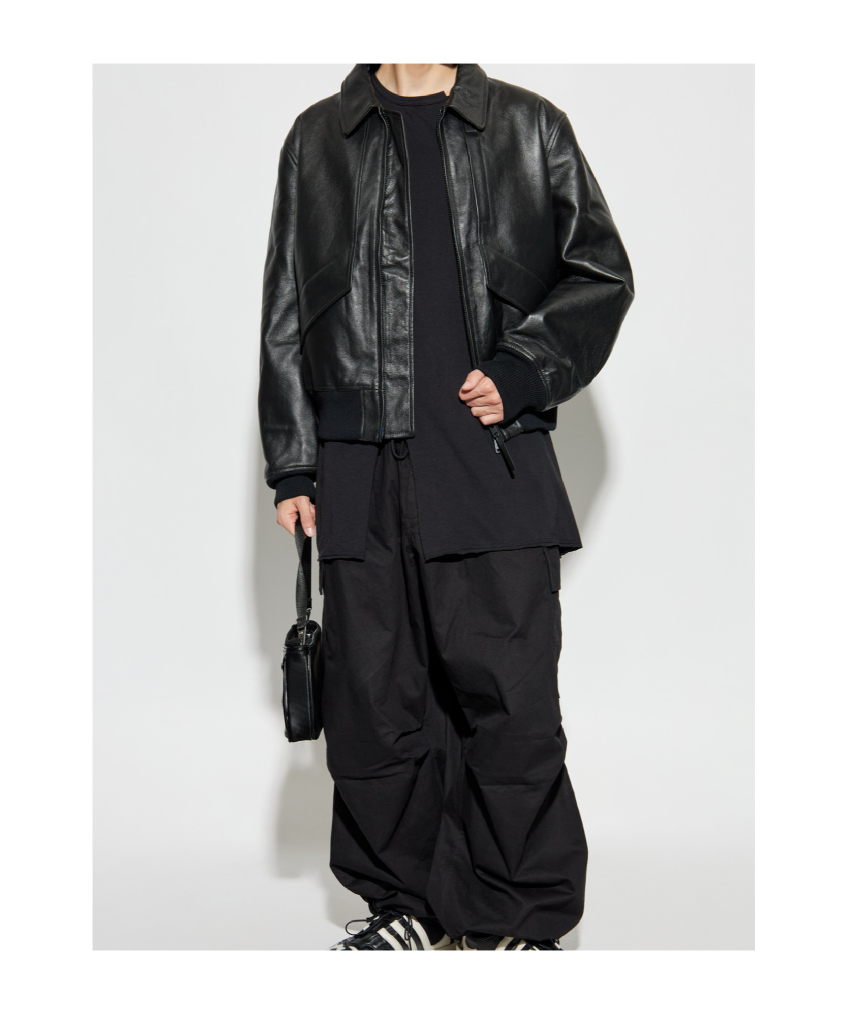 Yohji Yamamoto Black Single Jersey Slit Round Neck T-shirt In Black