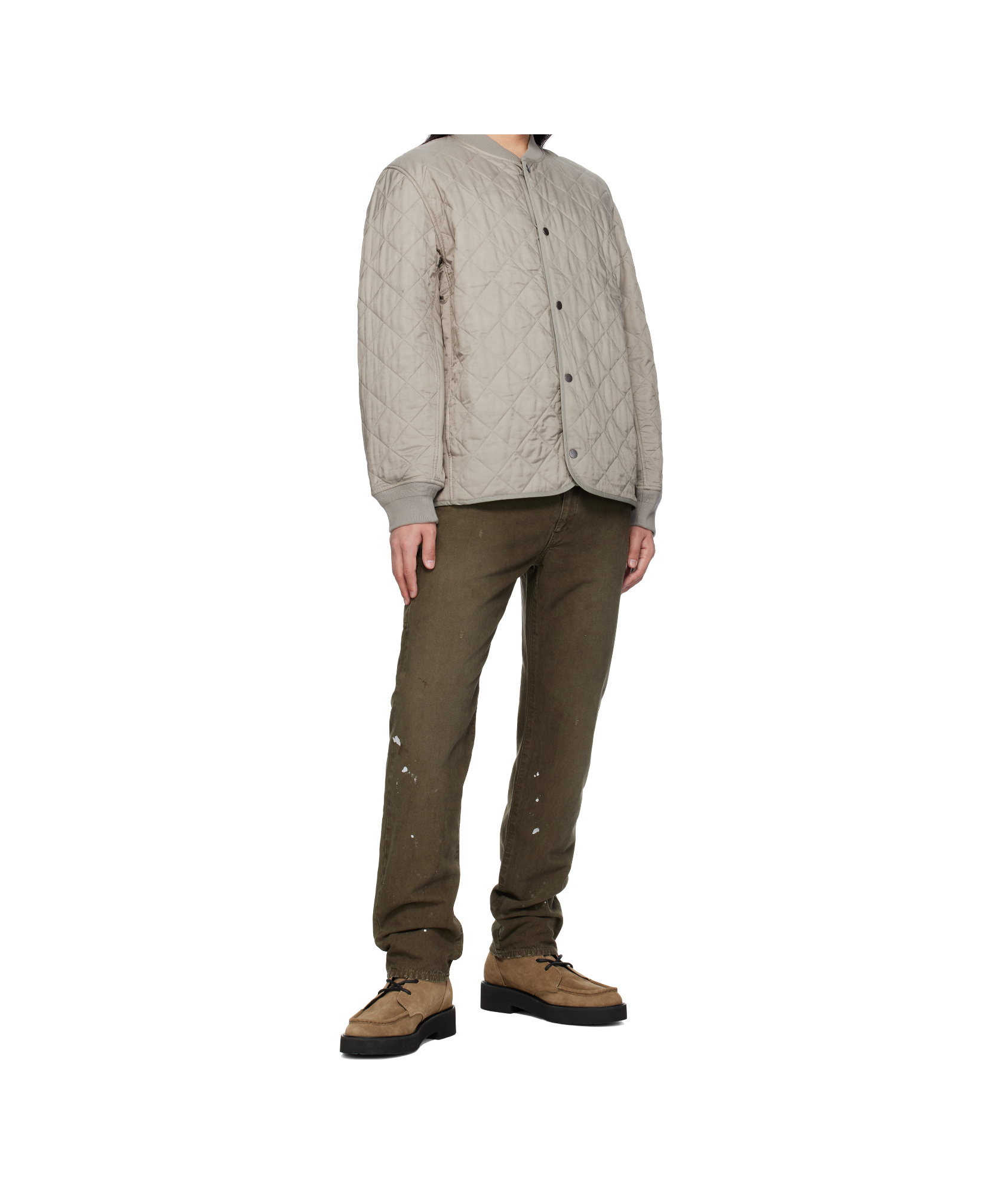 Rag & Bone Gray Focus Quilted Liner Jacket