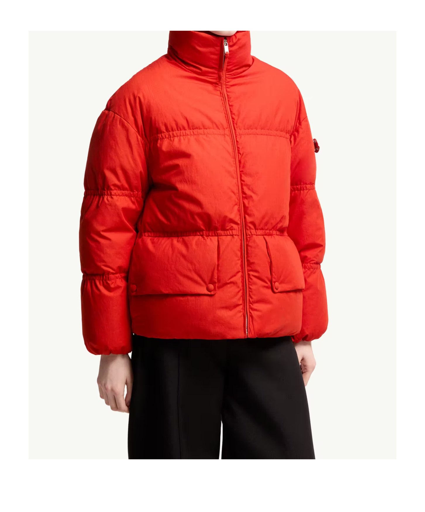Moncler Jil Sander Mimimycin Short Down Jacket In Red