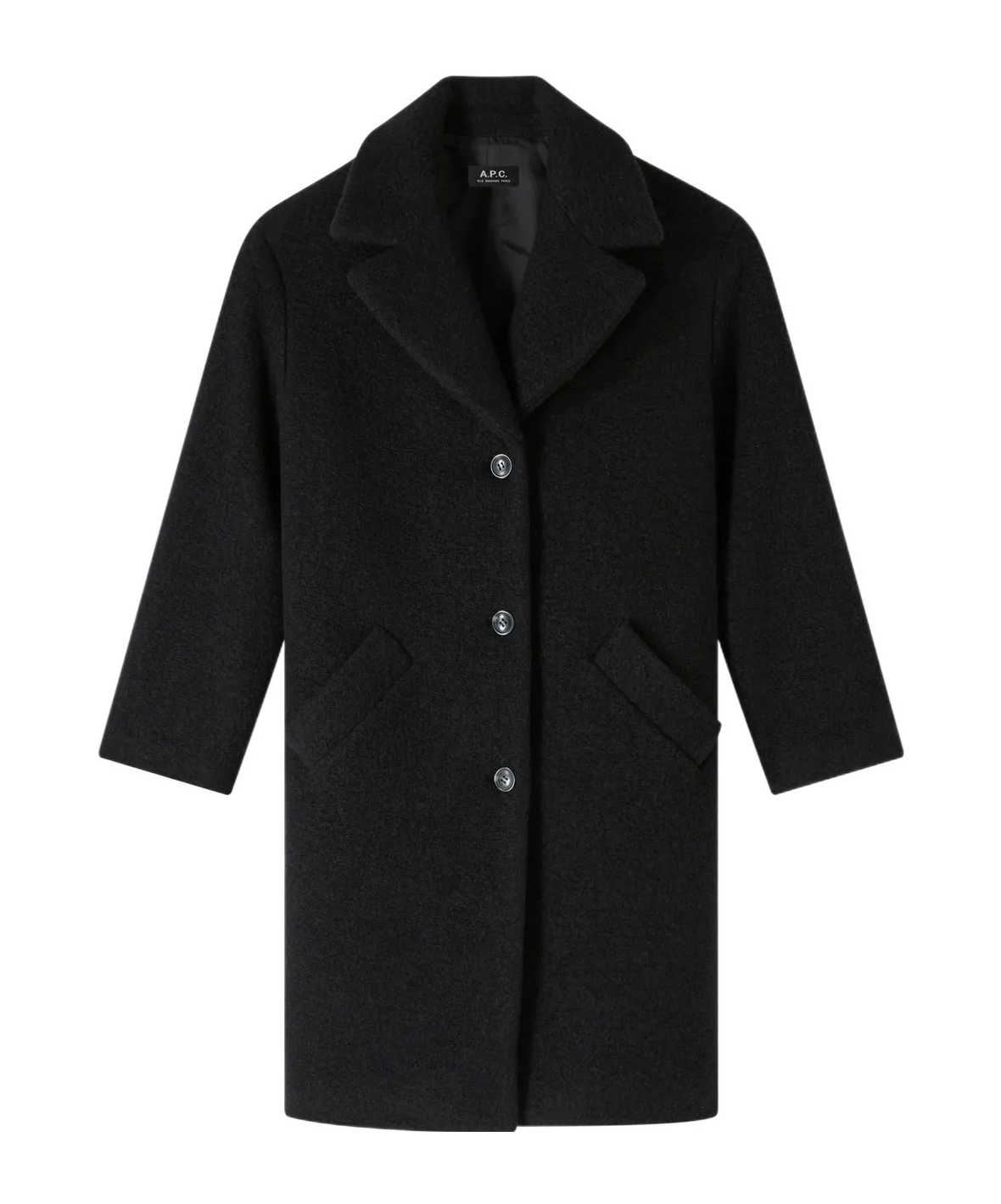 Apc Ninon Coat In Black