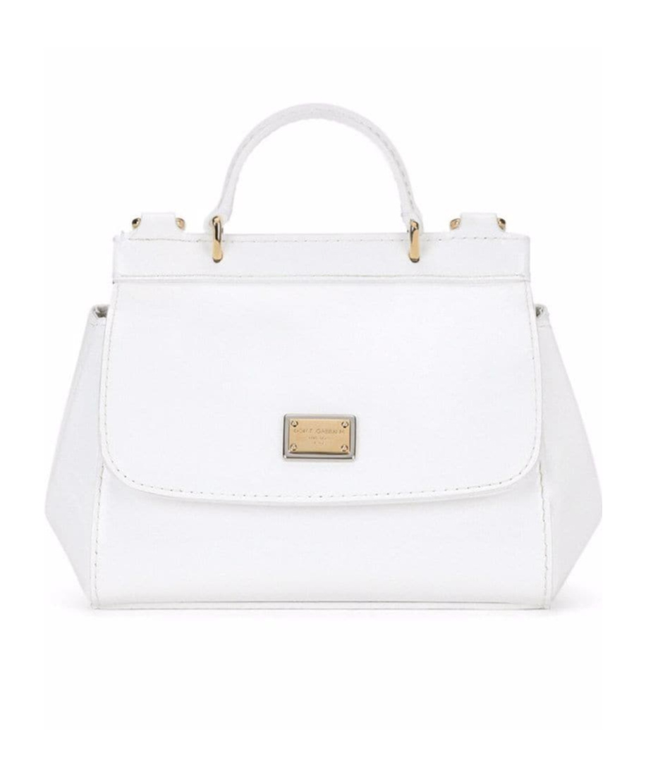 Dolce & Gabbana Kids White Mini Sicily Bag In White