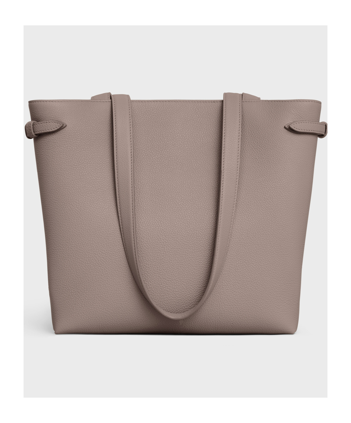 Celine Cabas Anais Medium Leather Tote In Nude