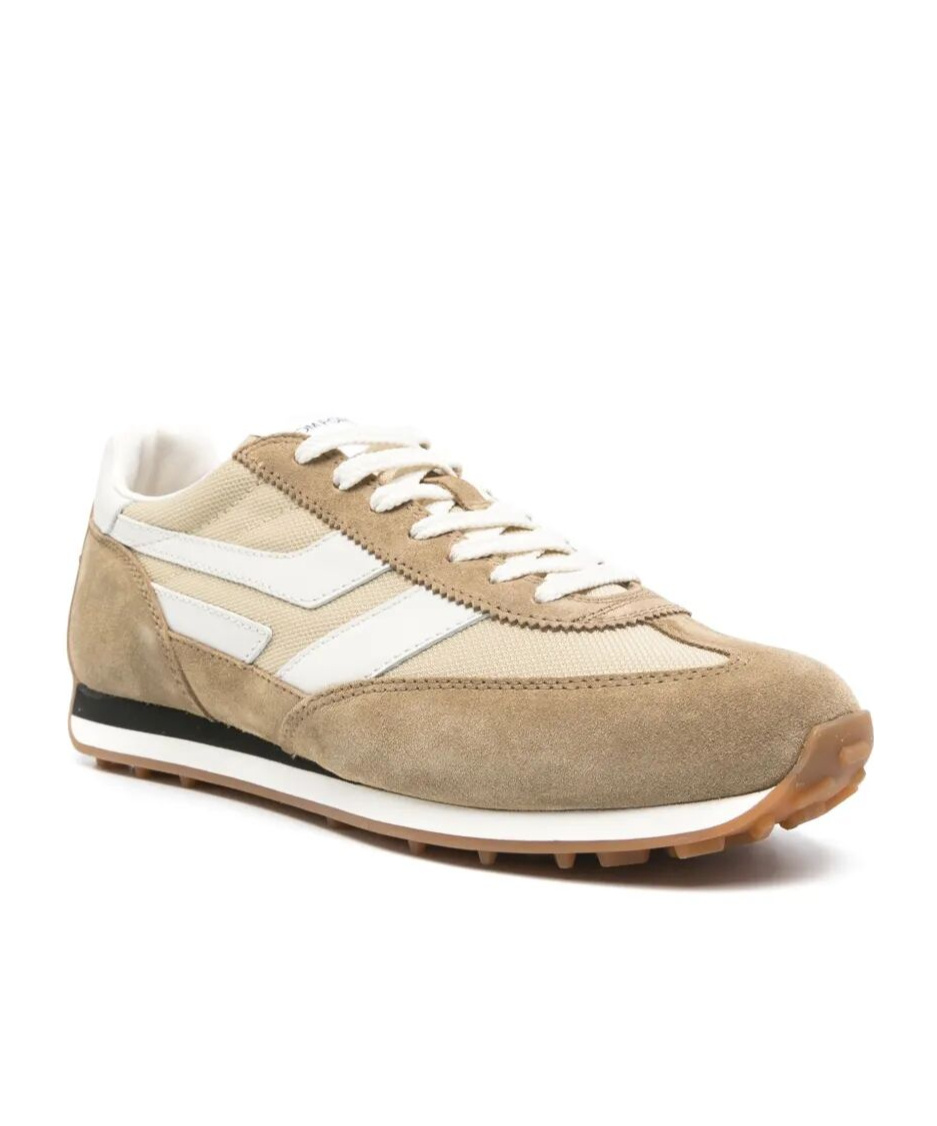 Tom Ford Round Toe Low-top Sneakers In Nude