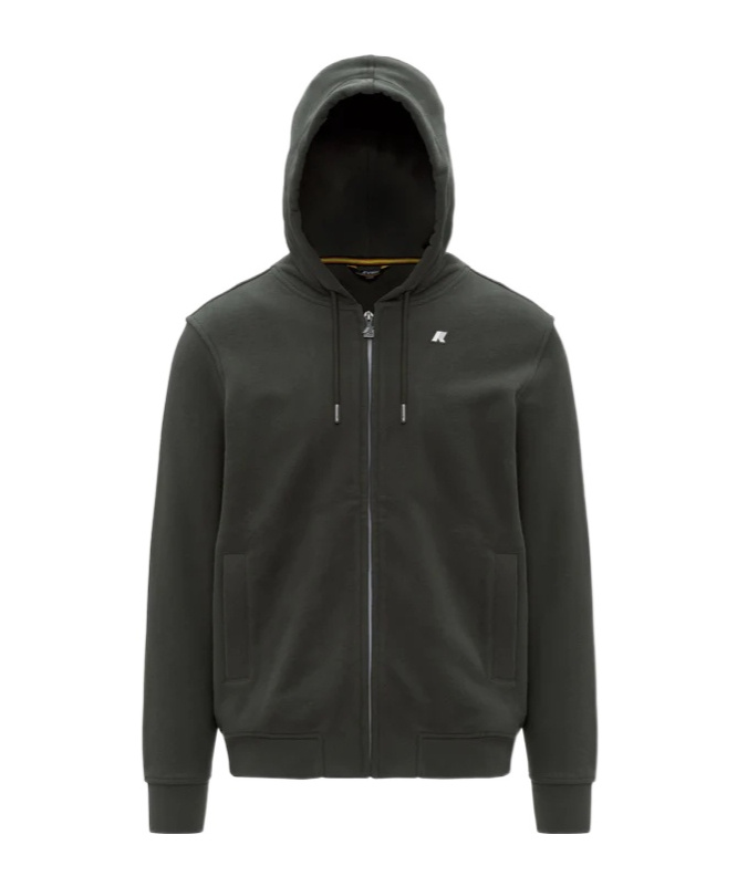 K-way Hooded Sweatshirt In Black