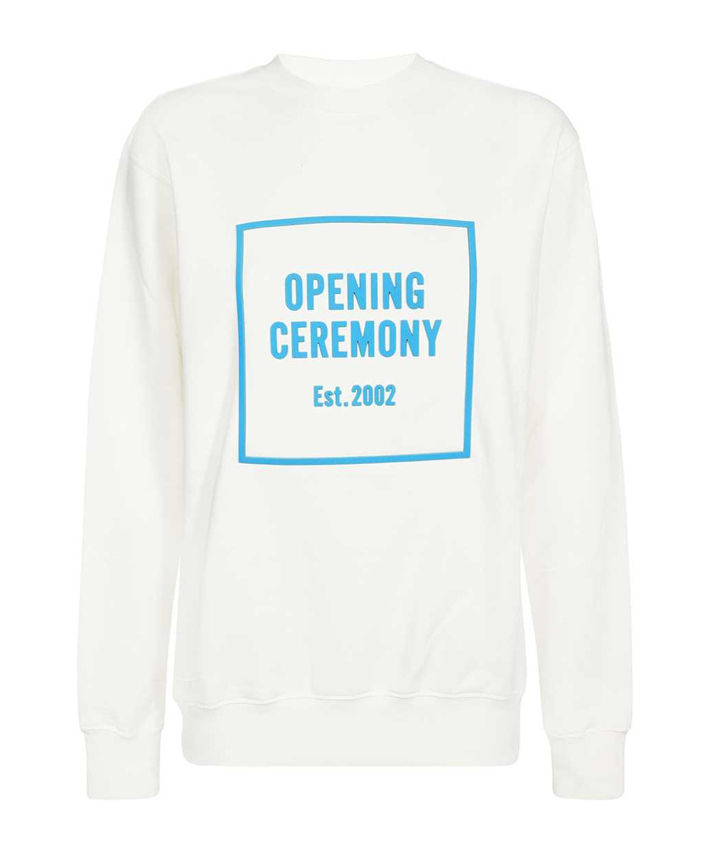 Opening Ceremony 3d Box Logo Relaxed Sweatshirt In White