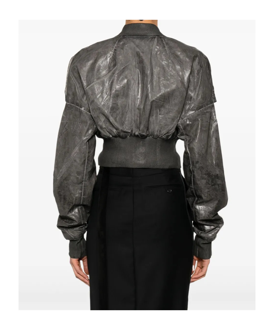 Rick Owens Drkshdw Long Sleeve Casual Jacket In Black