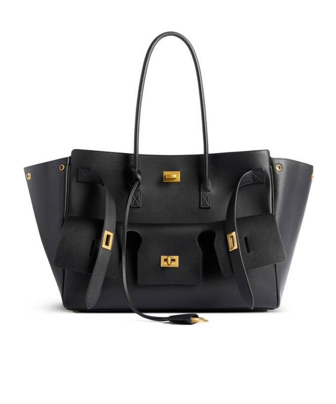 Balenciaga Black Bel Air Small Carry All Bag In Black