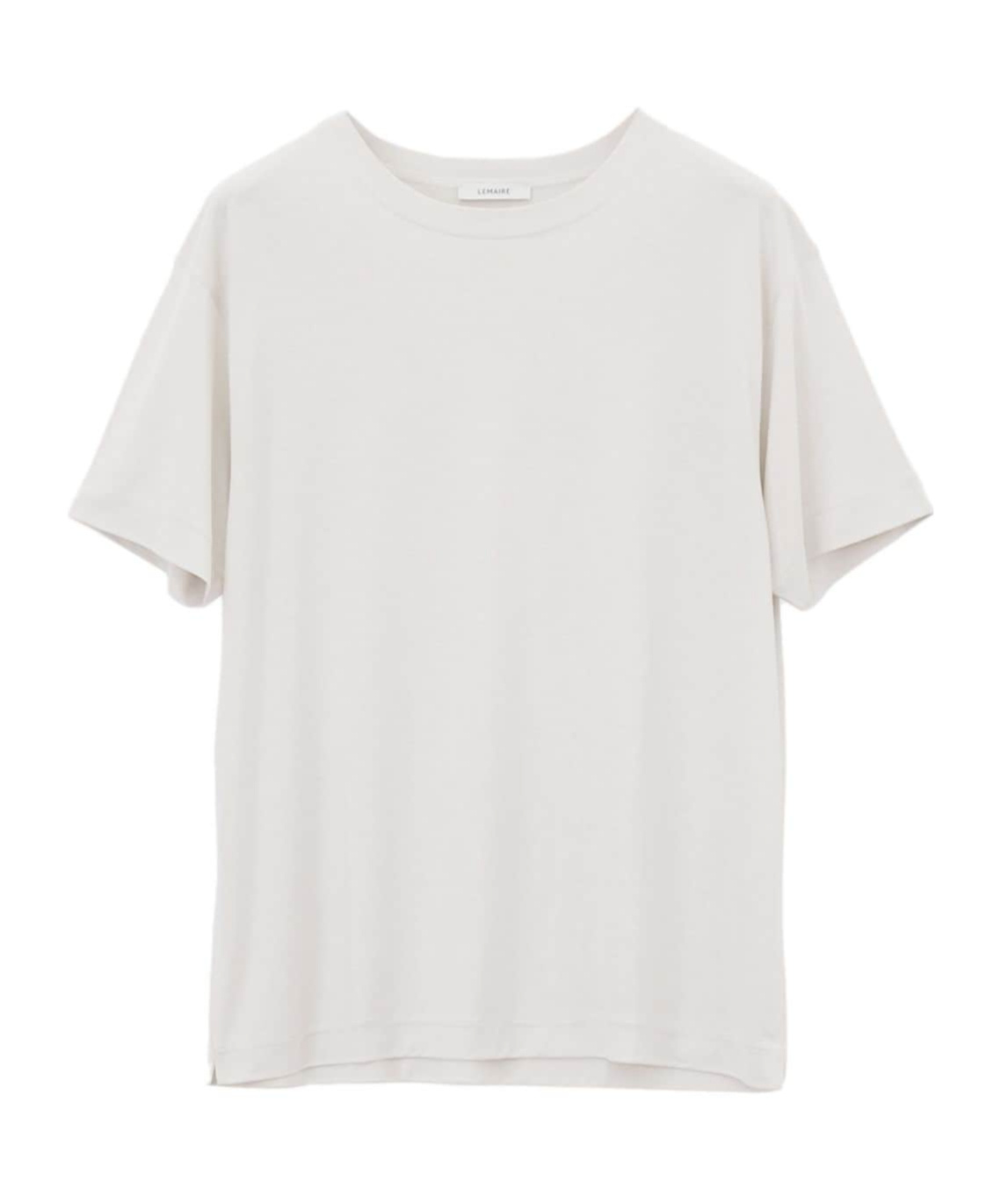 Lemaire Short Sleeved Crewneck T-shirt In White