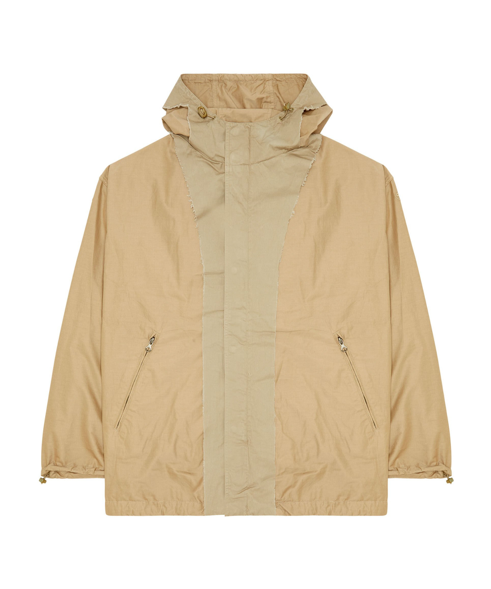 Diesel J-mckell Logo-embroidered Jacket In Nude