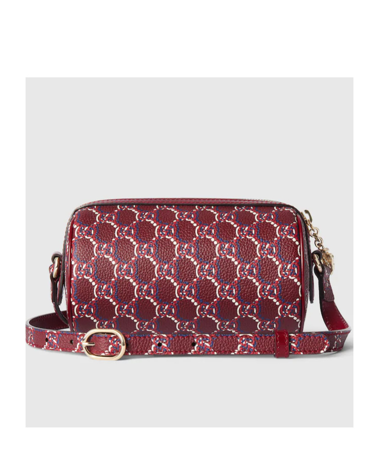 Gucci Gg Mini Shoulder Bag In Red
