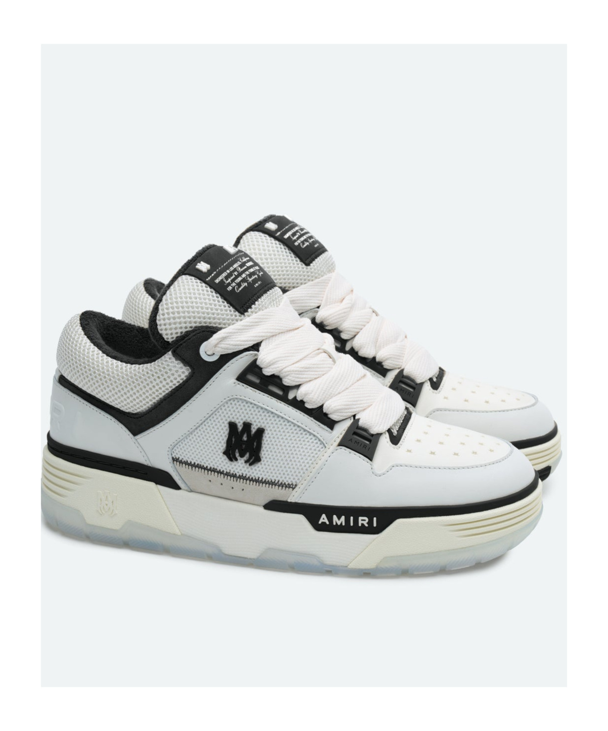 Shop Amiri Ma-1 Low-top Trainers In Gray