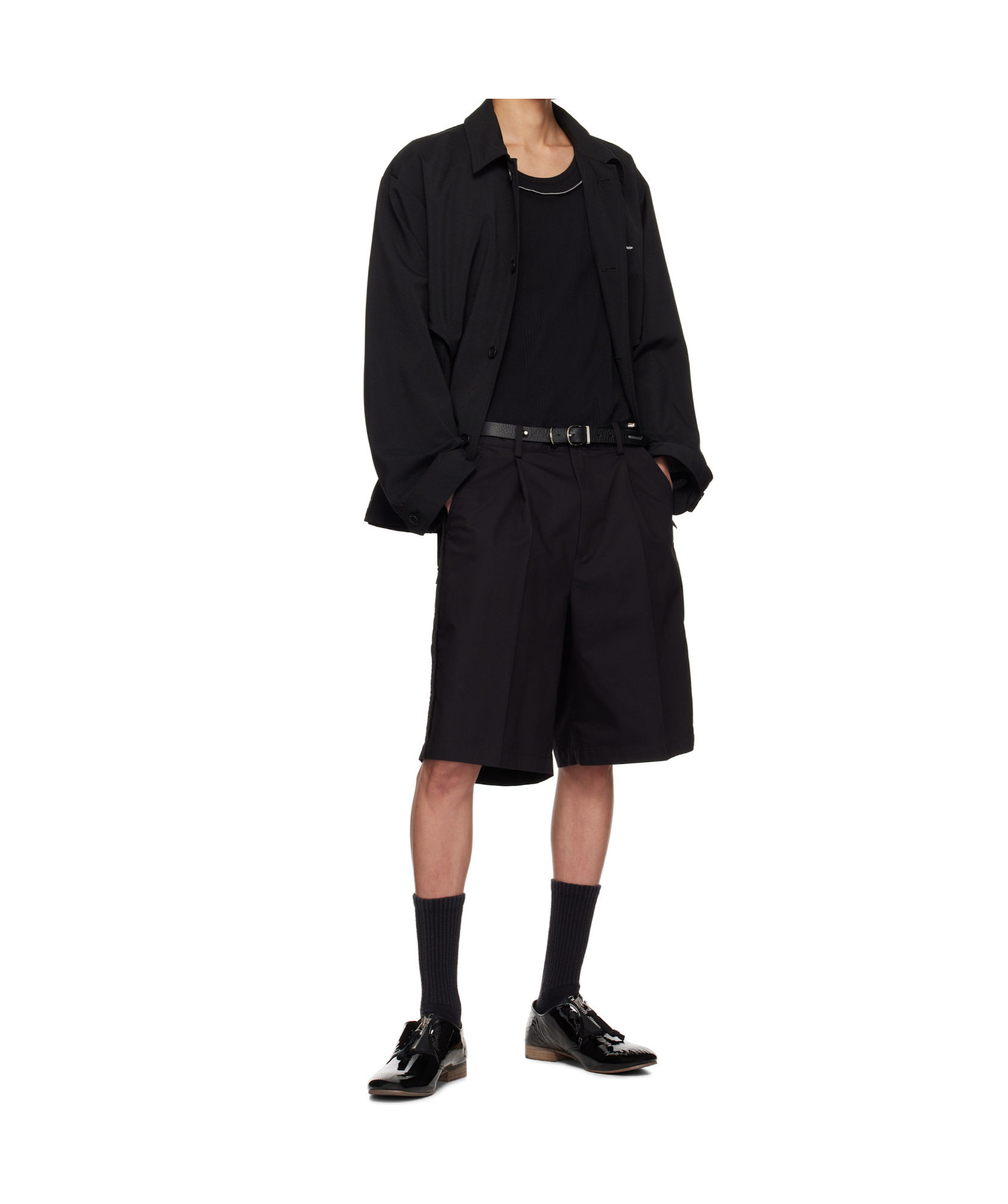 Undercover Long Sleeve Casual Jacket In Black