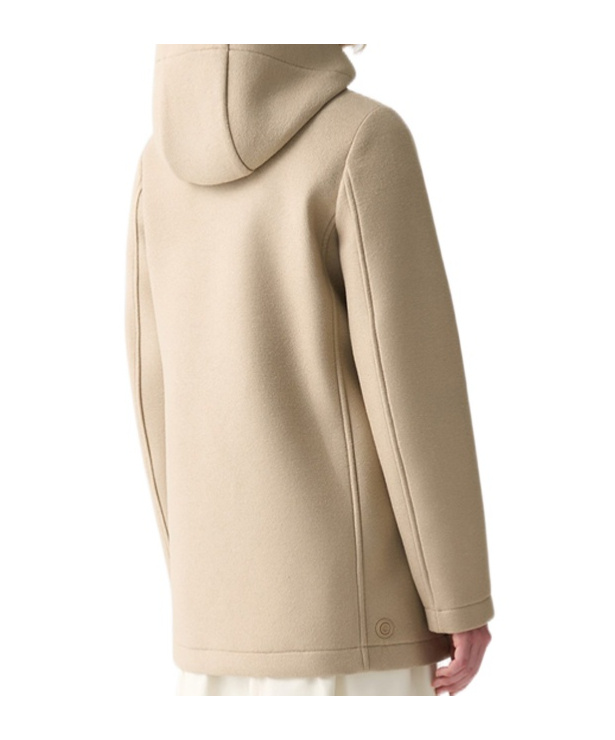 Colmar Originals Long-sleeved Hooded Coat In Neutral