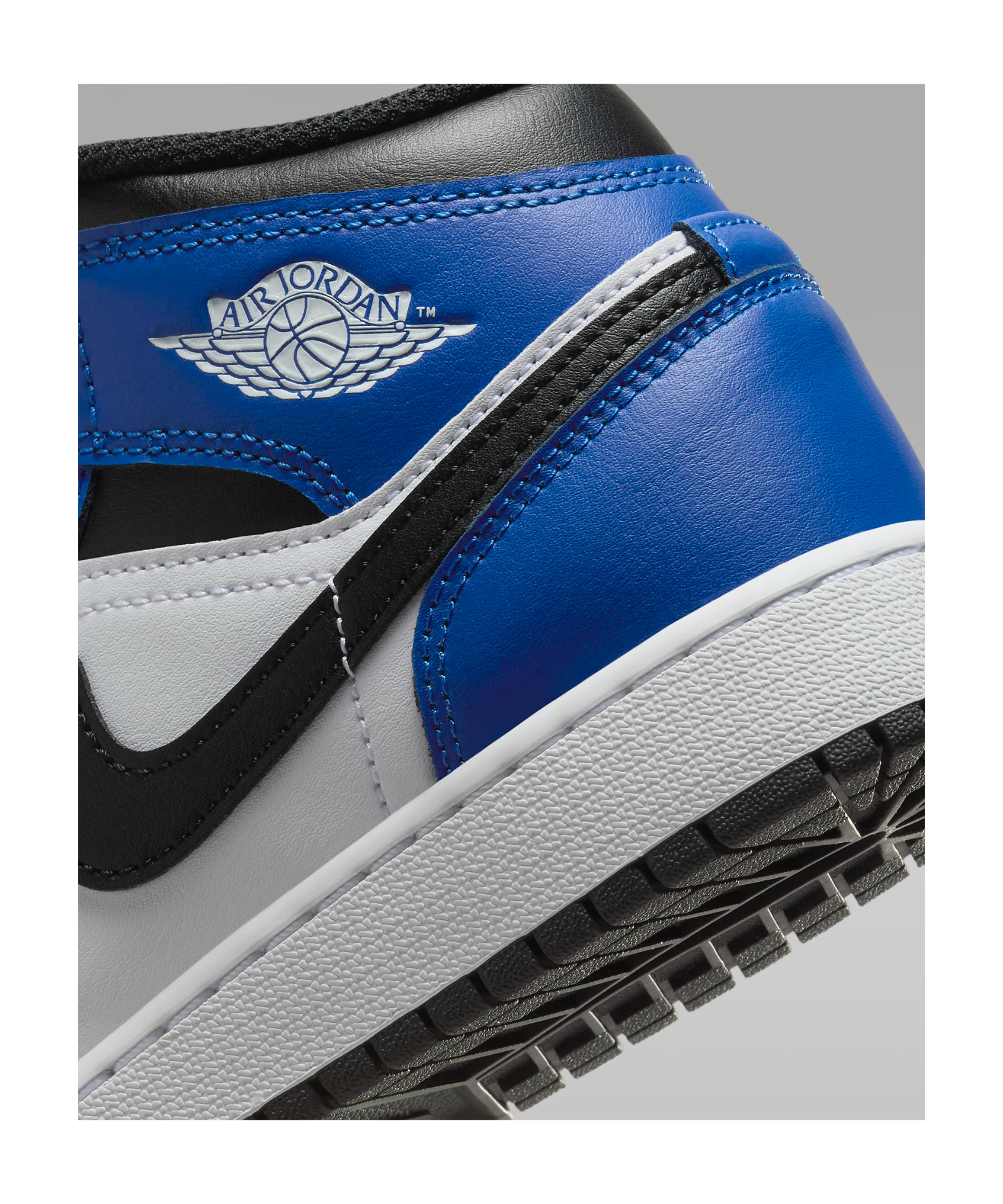 Nike Air Jordan 1 Mid Big Kids' Shoes In Blue