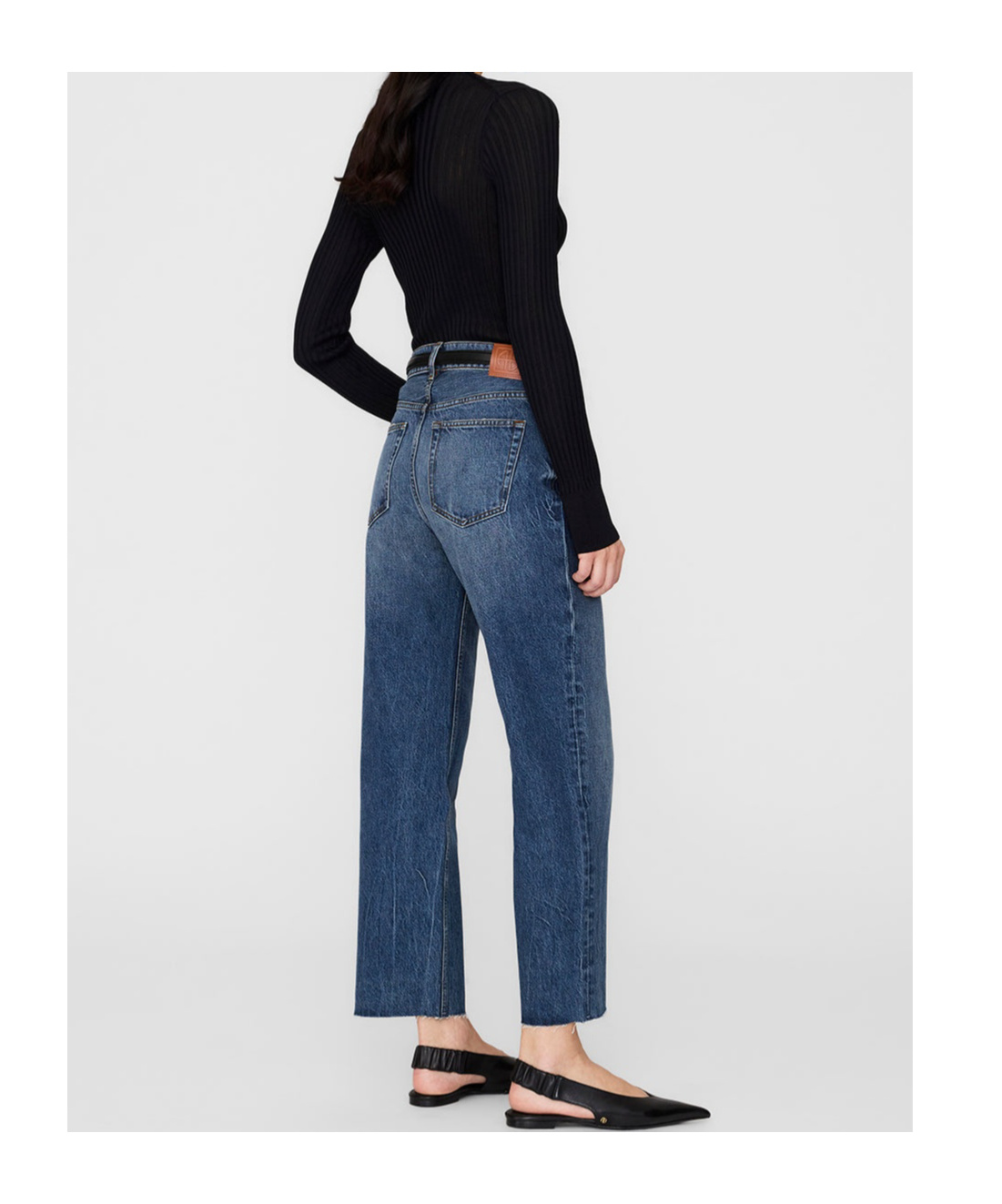 Anine Bing Matheo Ribbed Buttoned Cardigan In Black