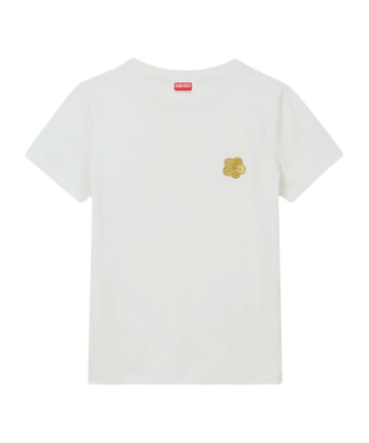 Kenzo Item O-neck Short-sleeved T-shirt In White