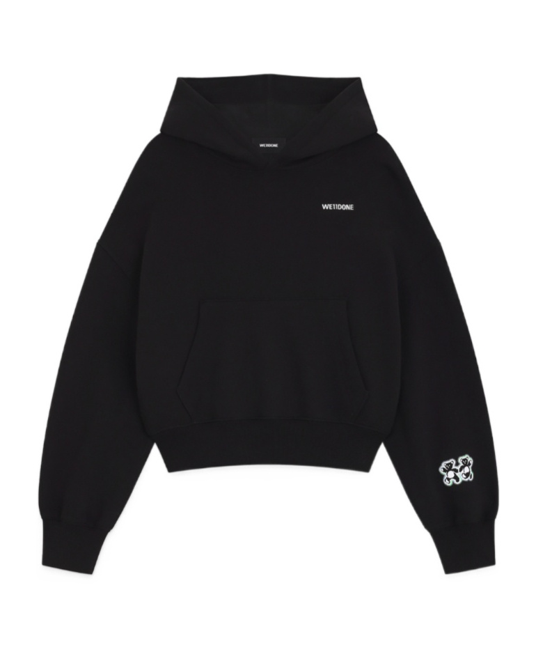 We11 Done Long-sleeved Sweater In Black