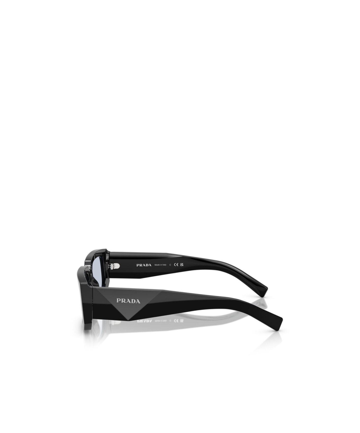 Prada Rectangular Frame Sunglasses In Blue