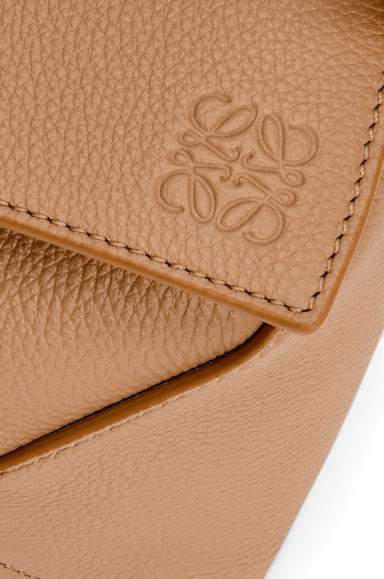 Loewe Womens Toffee Puzzle Small Leather Shoulder Bag In Brown