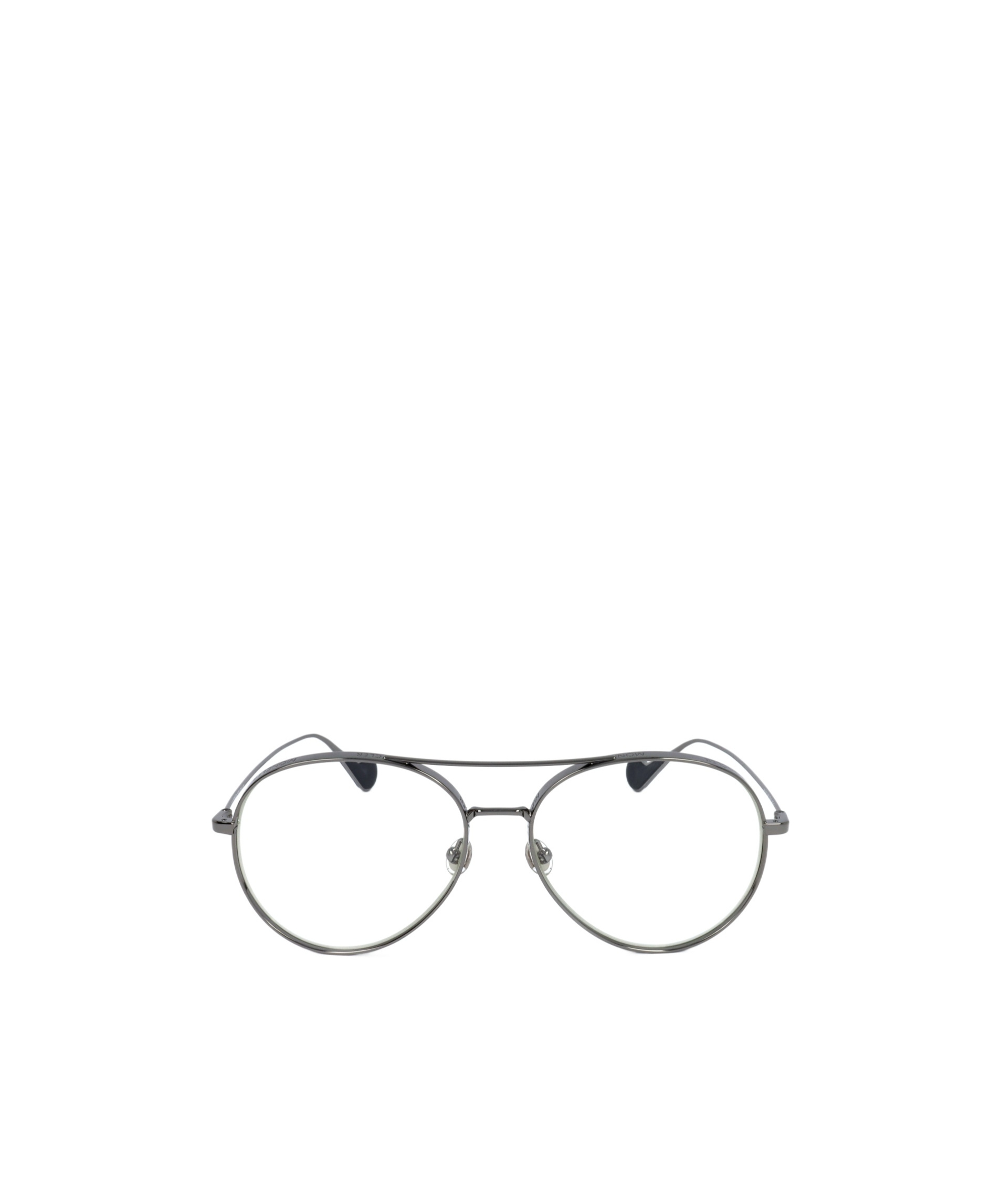 Moncler Logo Flat Mirror In Gray