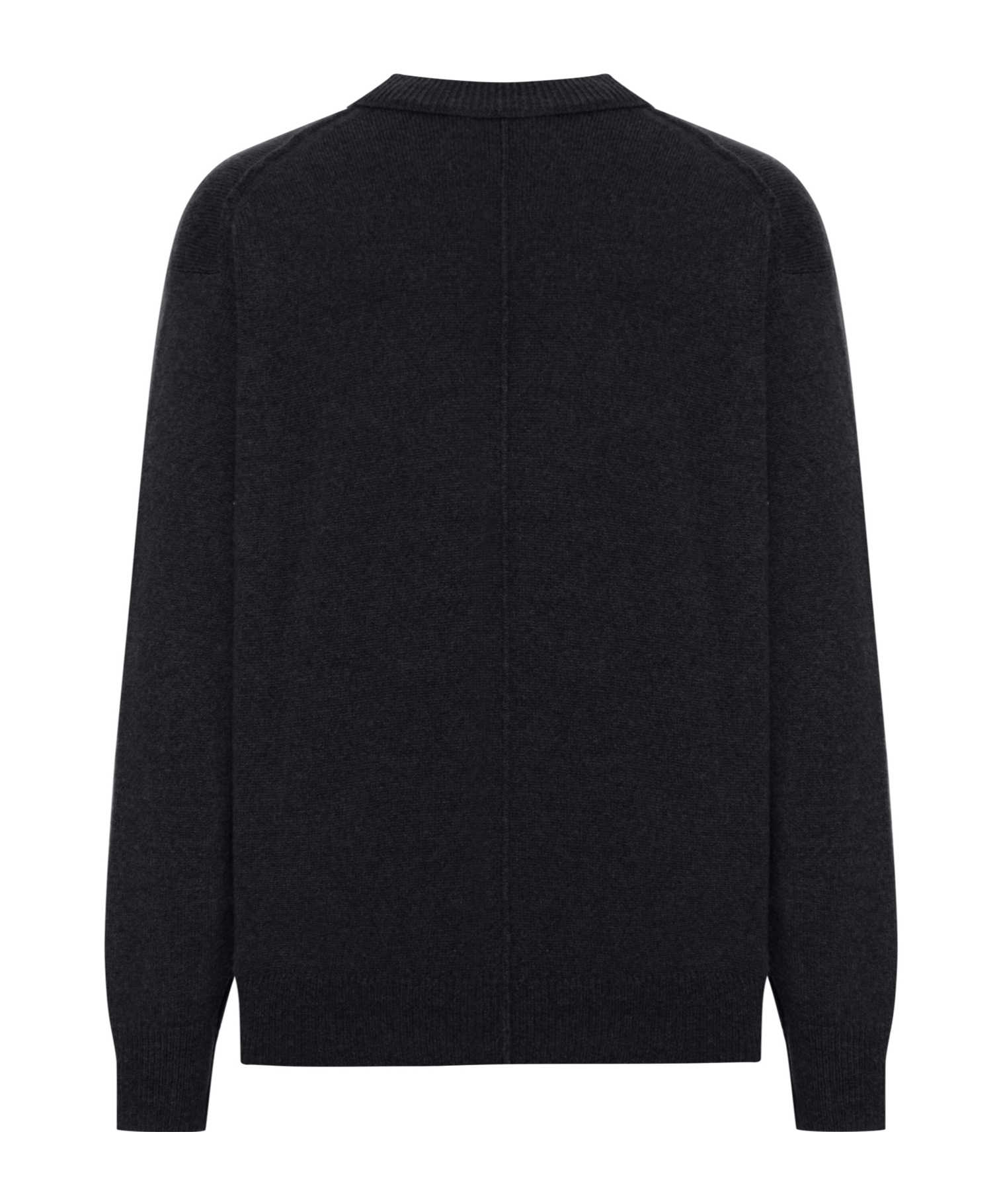 Roberto Collina Wool Cardigan With Contrast Stitching In Black