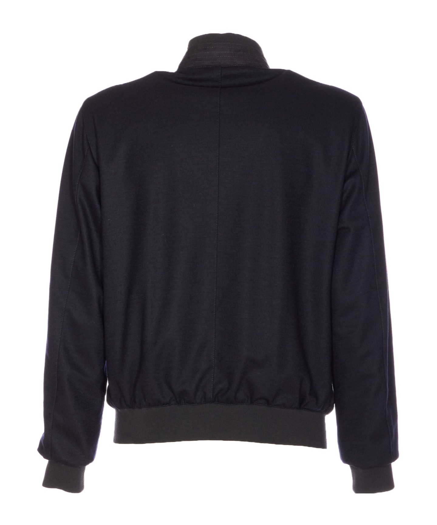 Moorer Right-collar Casual Jacket In Black