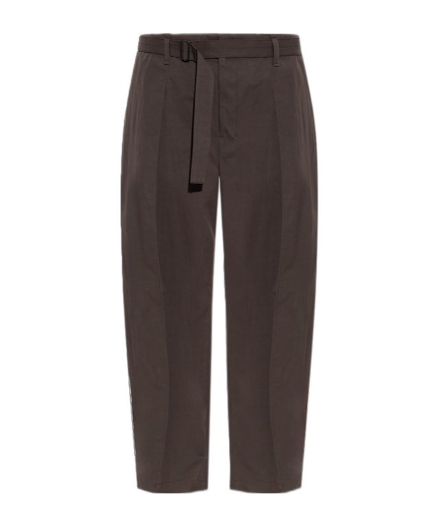 Lemaire Belt Loops Slacks In Brown