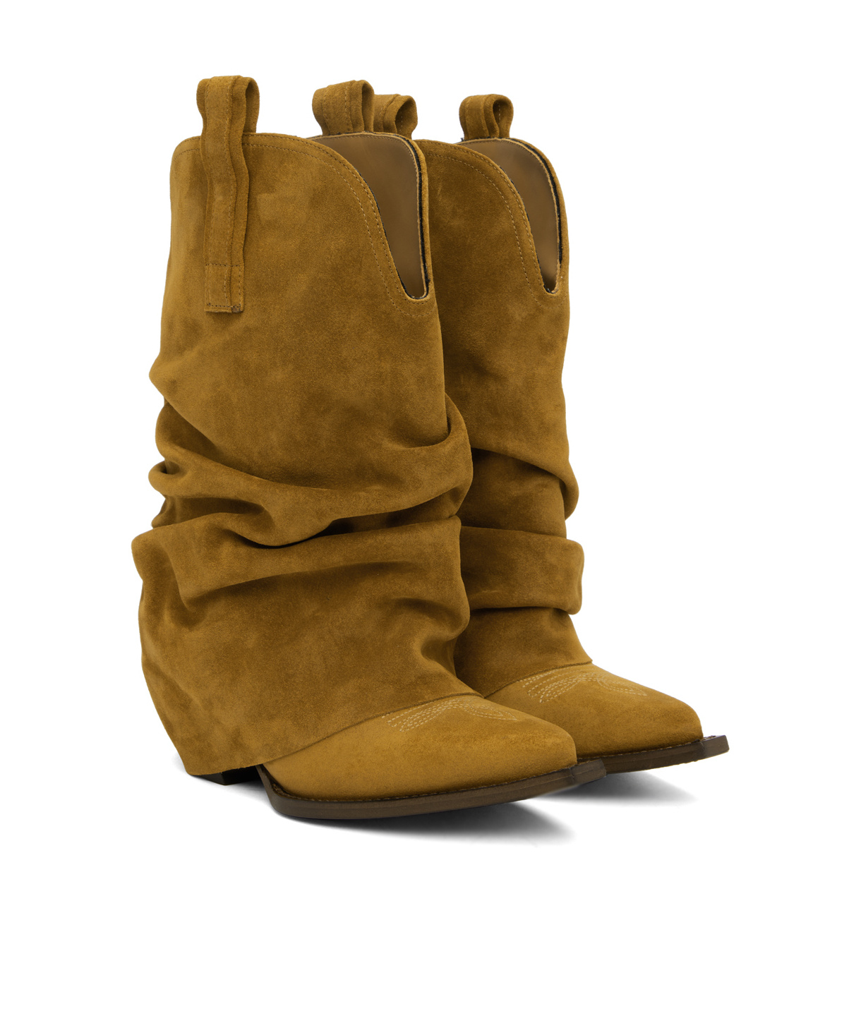 R13 Brown Low Rider Cowboy Boots