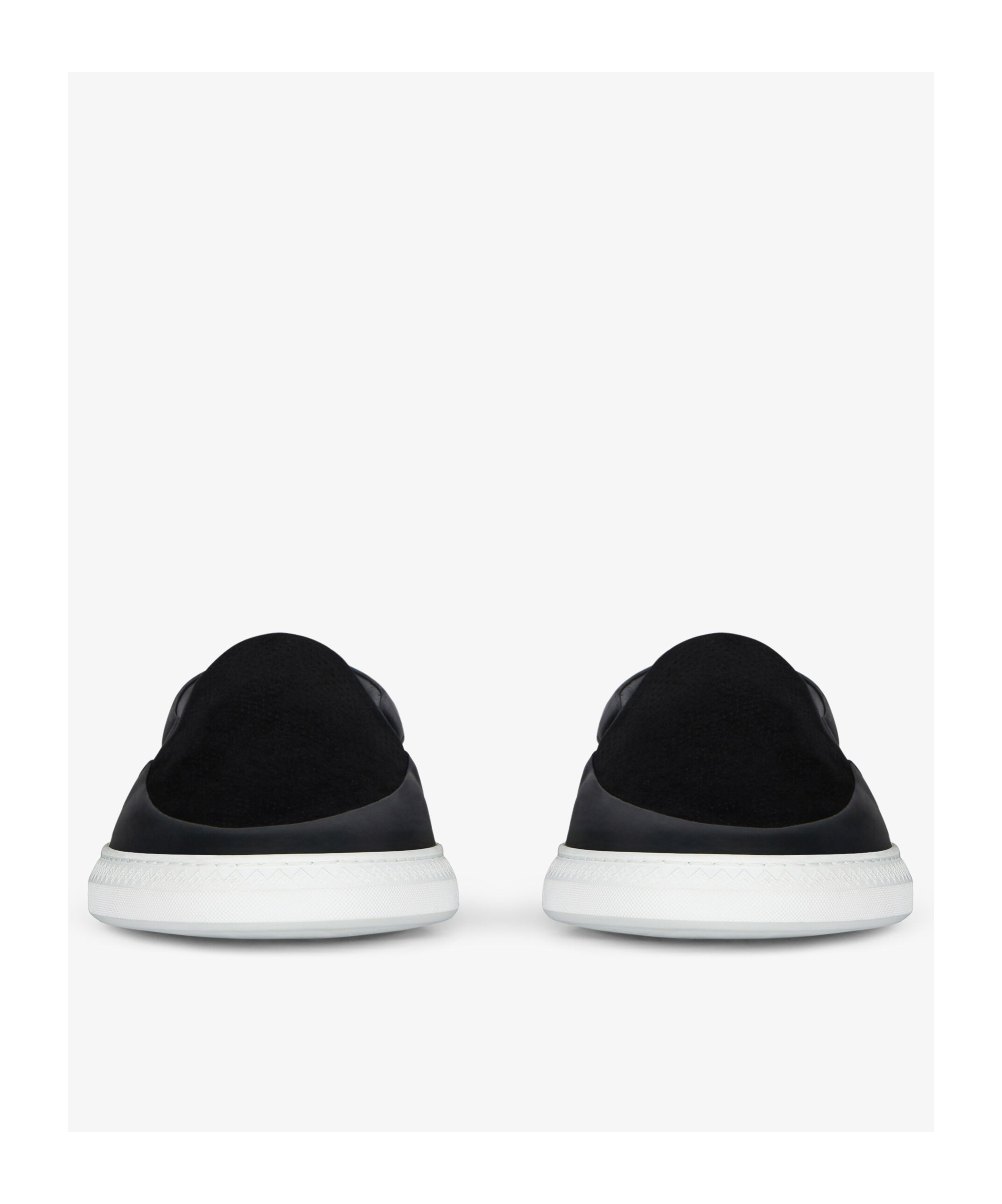 Givenchy Slip-on Brogues With Elasticated Side Panels In Black