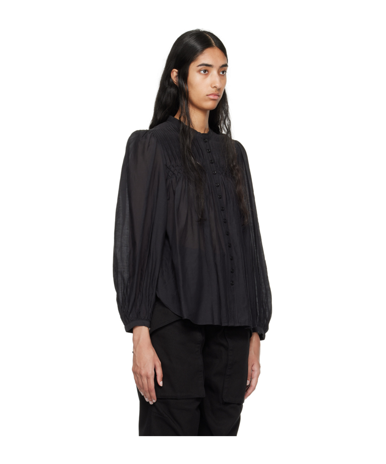 ISABEL MARANT ÉTOILE DOROTHE BUTTON-DOWN BLOUSE