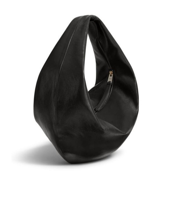 Khaite Zippered Handbag In Black