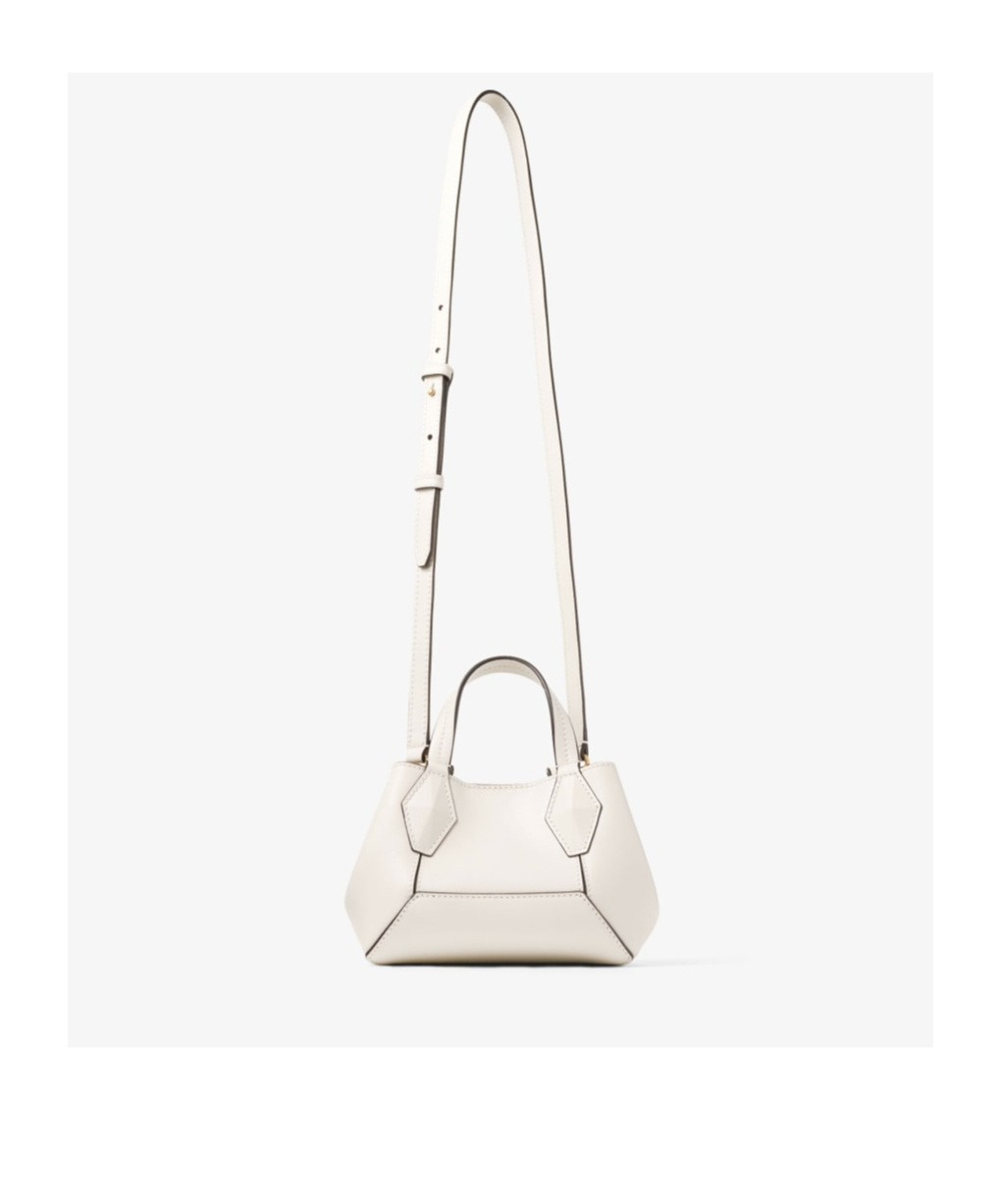Jimmy Choo Diamond Tote Xs In White