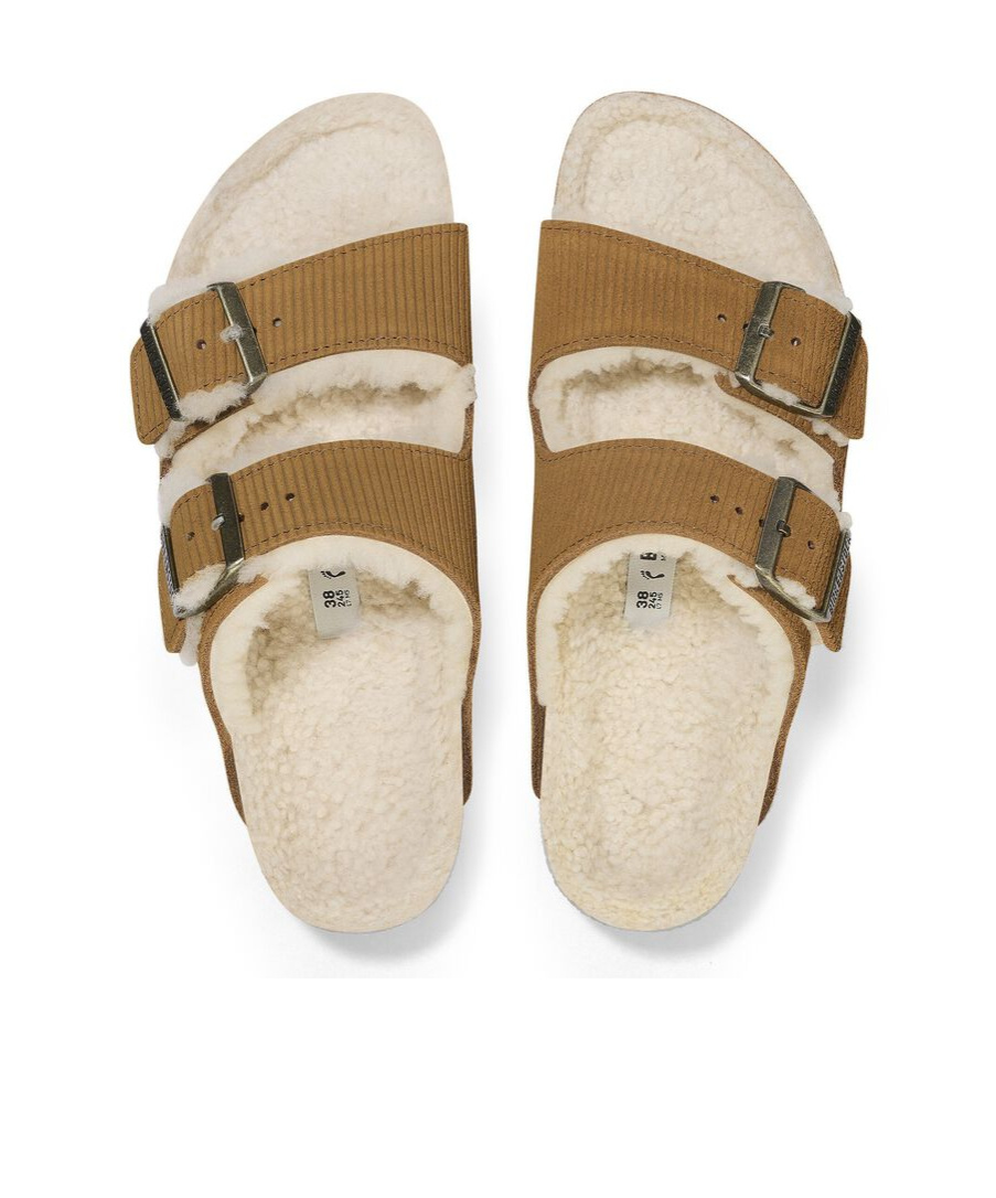 Birkenstock Round Head Slippers In Brown