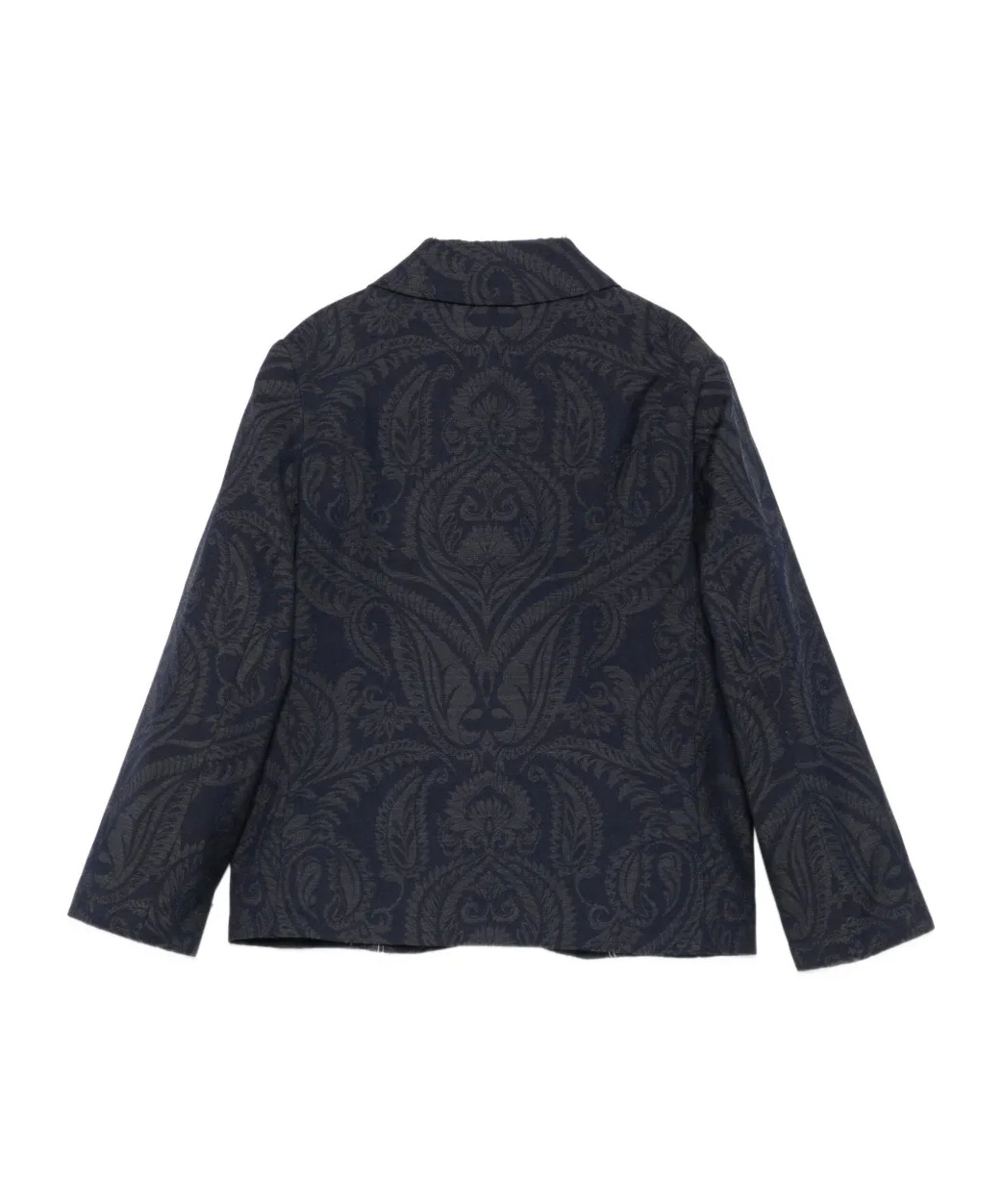 Etro Paisley-pattern Virgin-wool Blazer In Blue