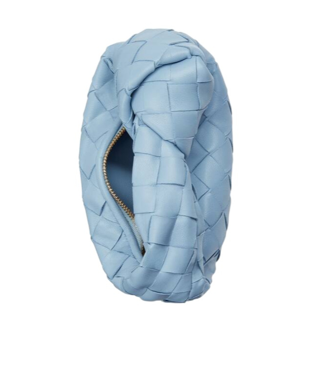 Bottega Veneta Jodie Crystal Mini Top-handle Bag In Blue