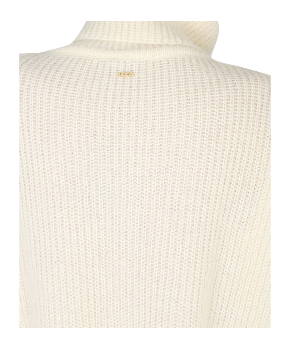 HUGO BOSS ROLL-NECK CHUNKY JUMPER