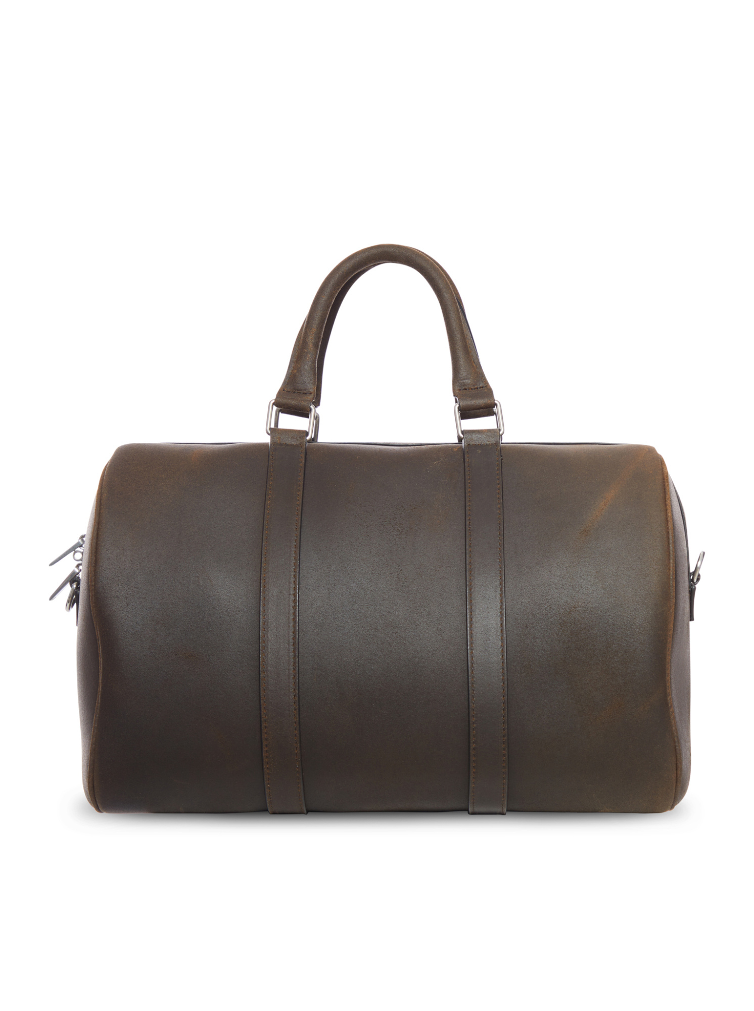Celine Double Handle Shoulder Bag In Brown