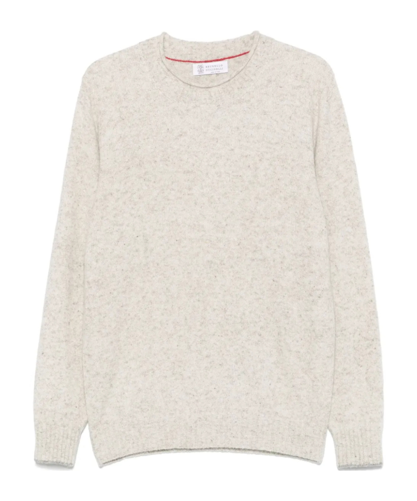 Brunello Cucinelli Soft Wool And Cashmere Sweater In Gray