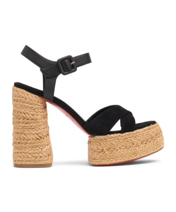 Christian Louboutin Calakala Suede Espadrille Sandals 70