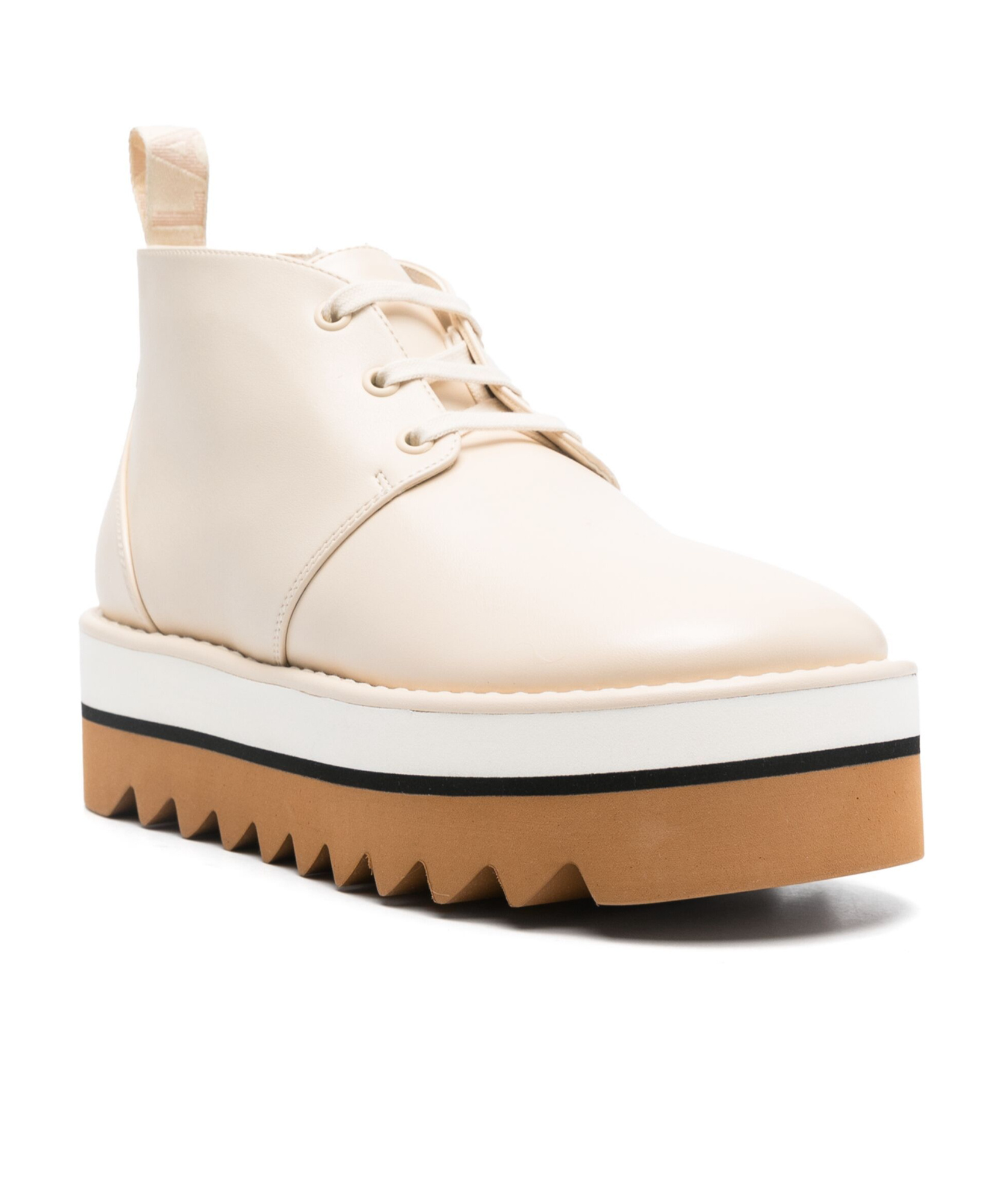 Stella Mccartney Sneakelyse Platform Chukka Boot In White