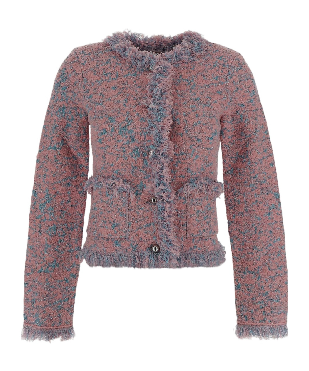 RABANNE FRAYED-DETAIL JACKET