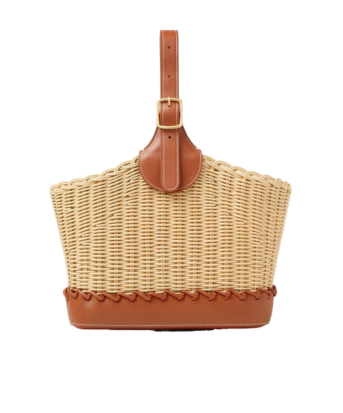 Loro Piana Bobbin Bucket Bag Wicker
