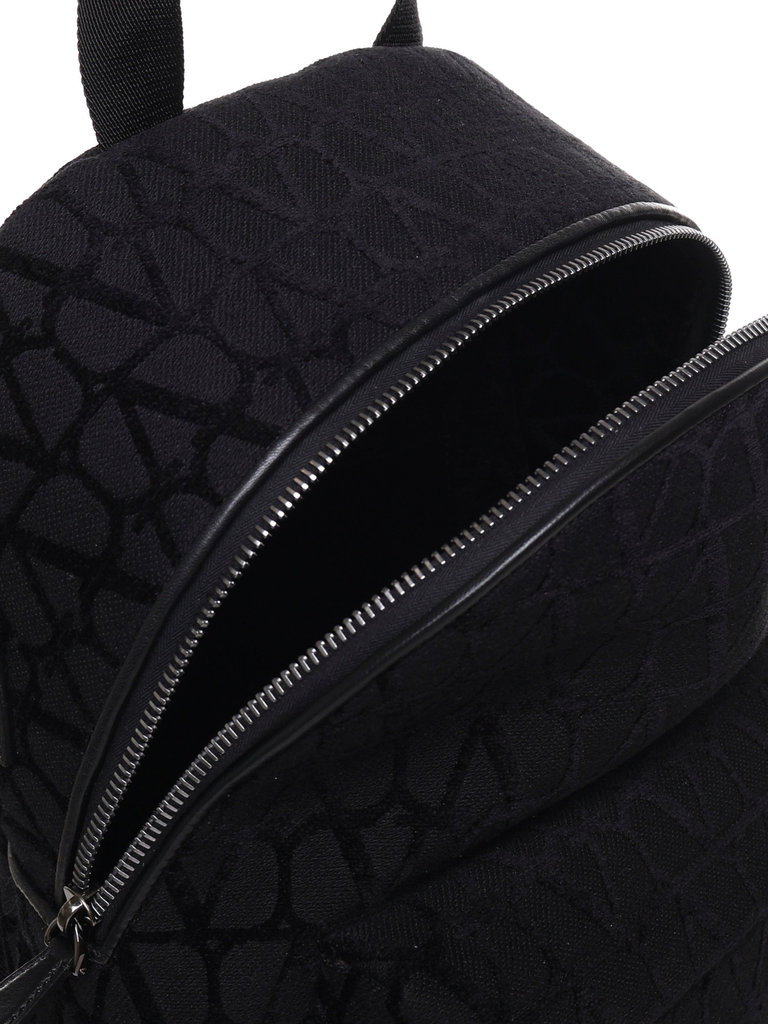 VALENTINO GARAVANI VALENTINO TOILE ICONOGRAPHE ZIP-UP BACKPACK