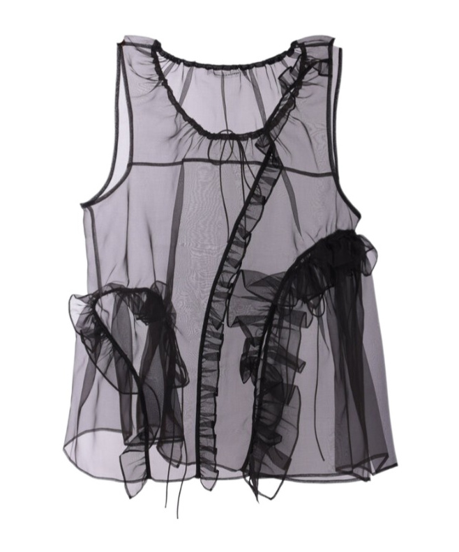 Cecilie Bahnsen Orsalina Top In Brown