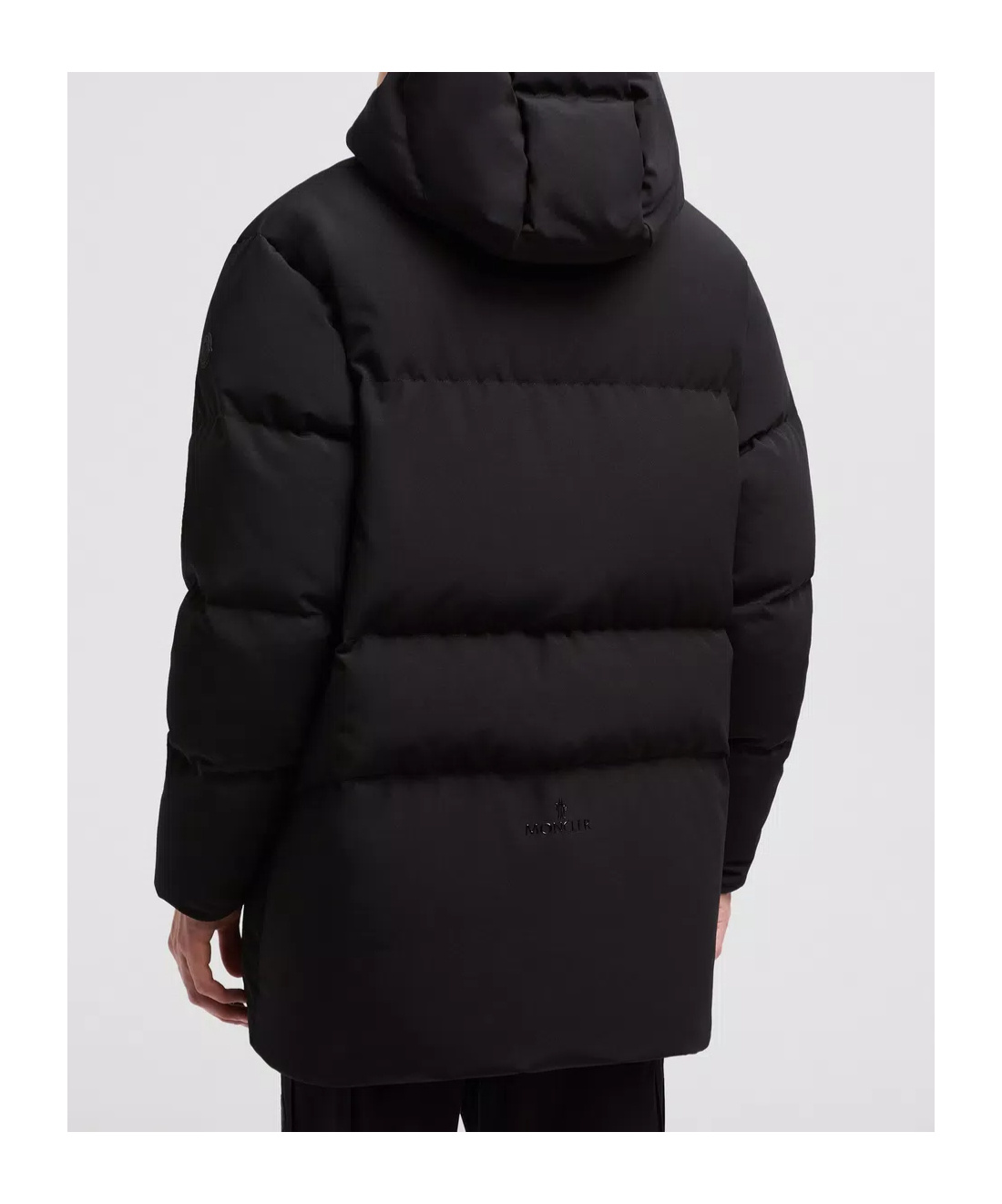 Moncler Valmaron Quilted Shell Jacket In Black