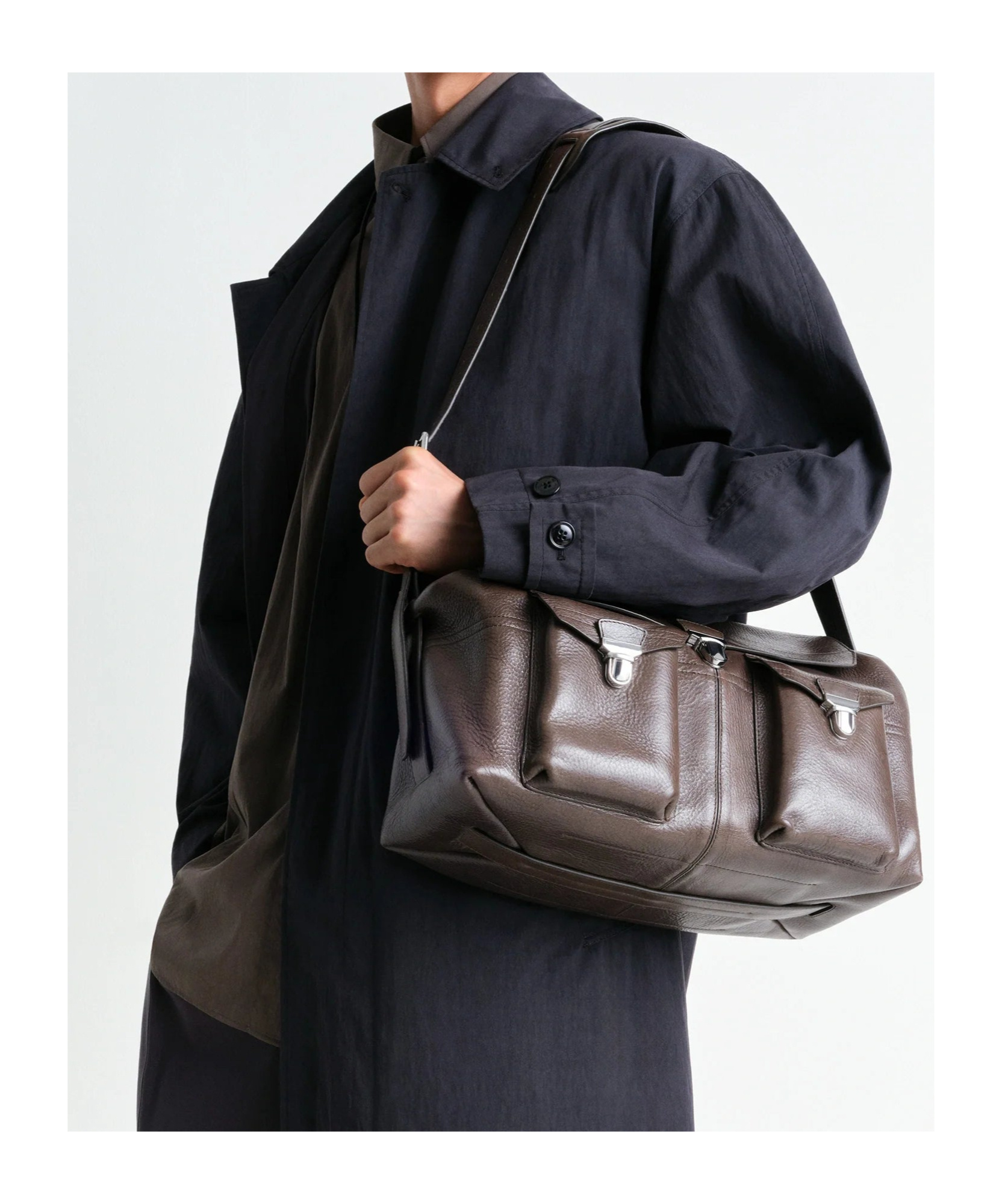 Lemaire Gear Shoulder Bag In Green