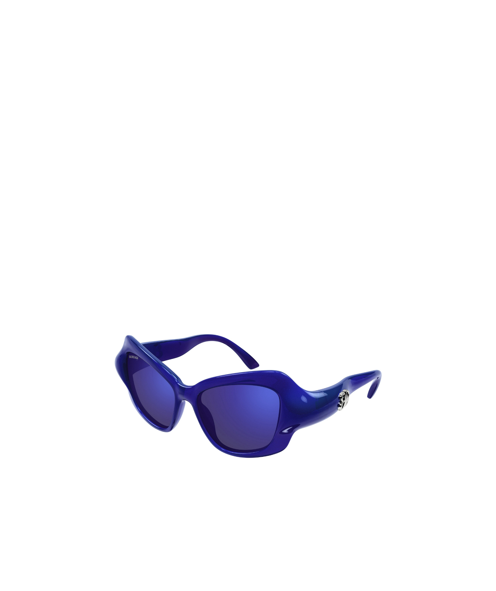 Balenciaga Wrap D-frame Sunglasses In Blue