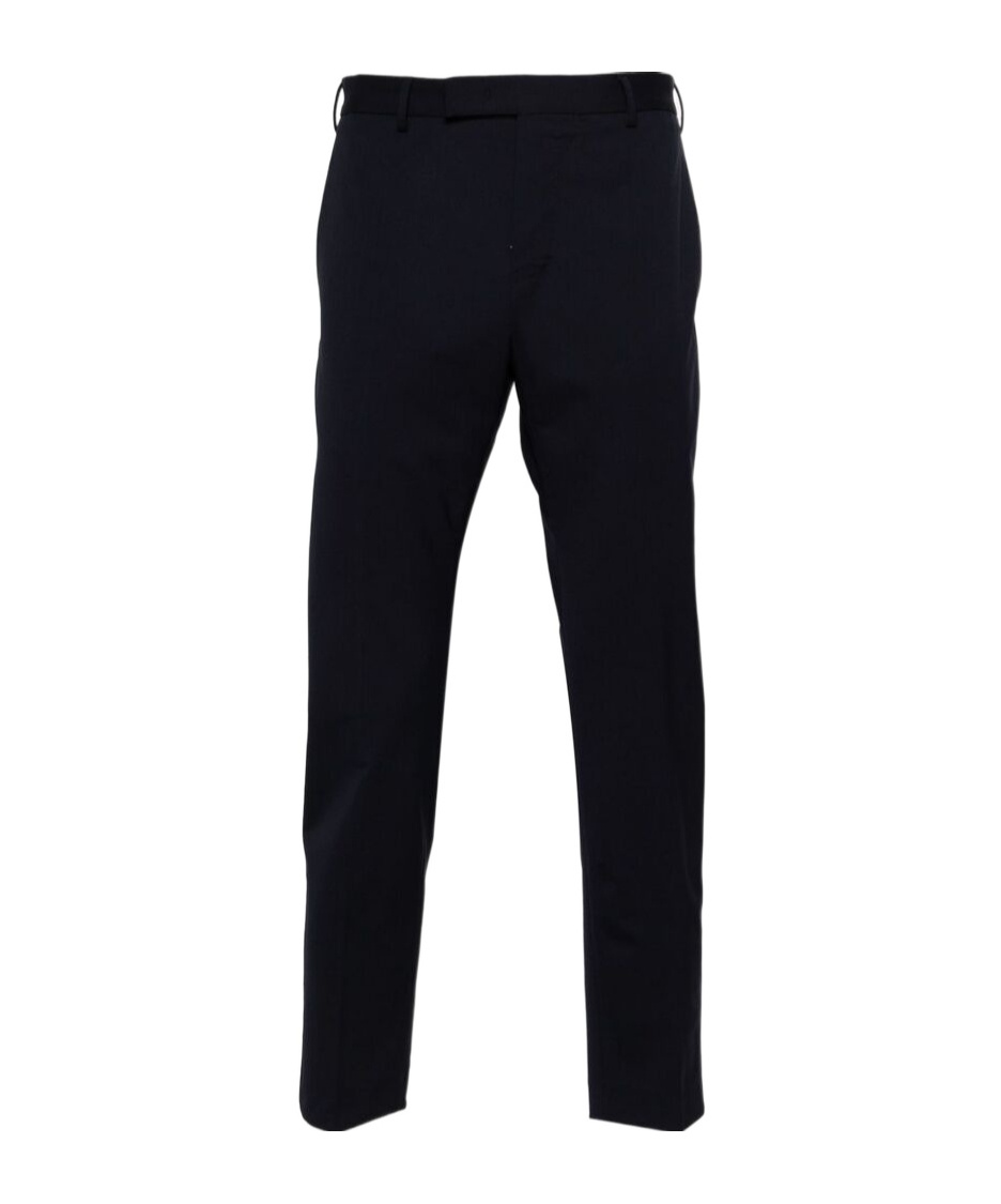 Pt01 Belt Ring Casual Pants In Black