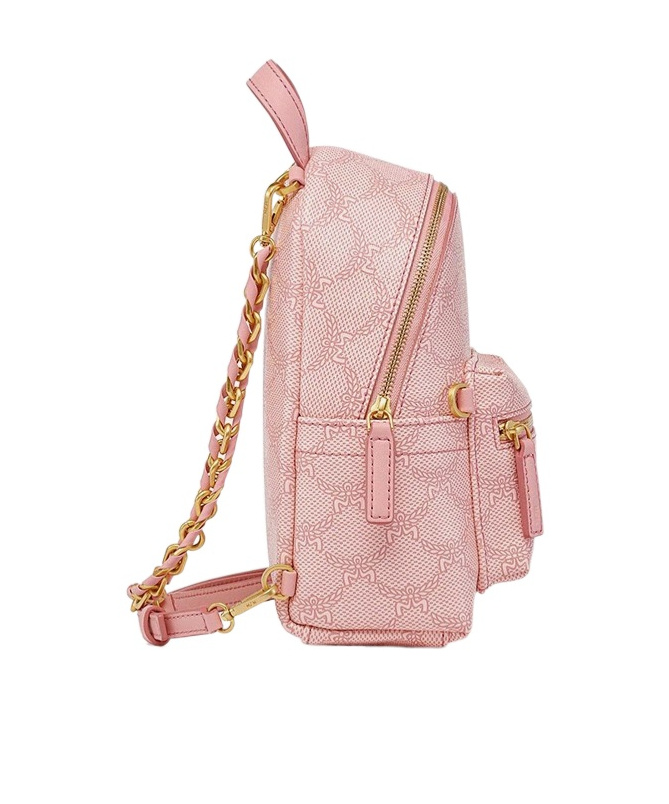 Mcm Lauretos Stark Bebe Boo Backpack In Pink